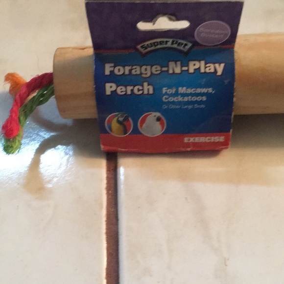 NWT Forage-n-Play Perch for large birds